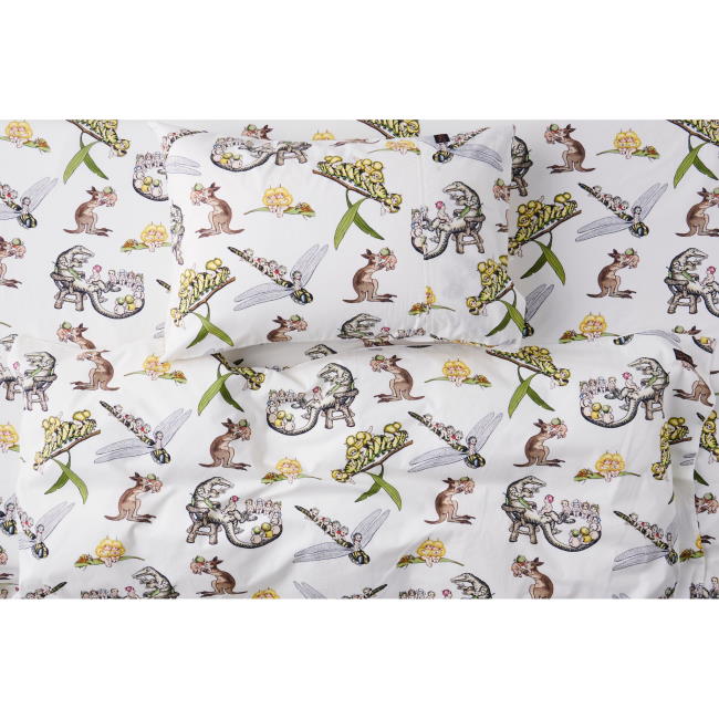 Kip and Co | May Gibbs | Pillow Case 1P | Desert Daycare