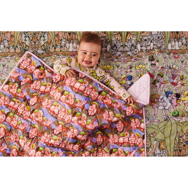 Kip and Co | May Gibbs | Quilted Bedspread | Cot | Sweet Cheeks