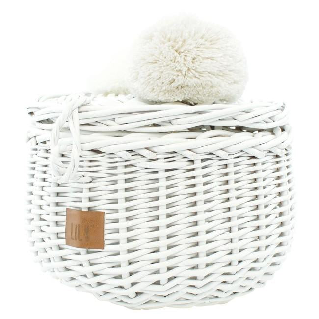 Lilu | Wicker Basket | Small | White