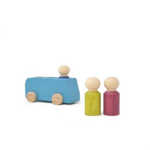 Lubulona | Bus Blue with peg dolls