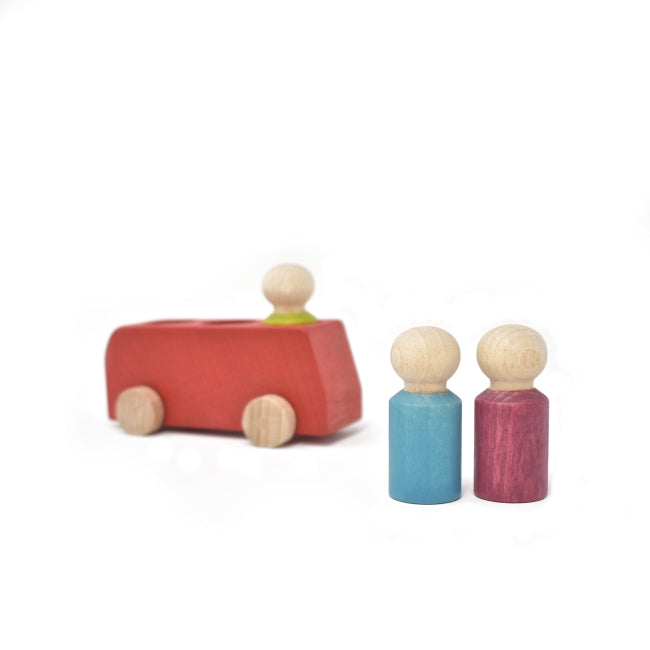 Lubulona | Bus Red wooden toy