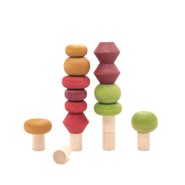 Lubulona | Stacking Trees All Seasons autumn wooden toys