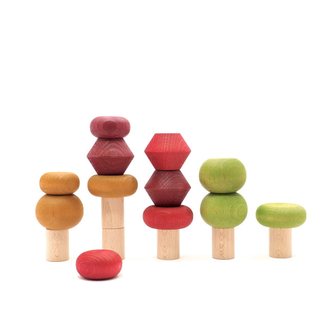 Lubulona | Stacking Trees Autumn wooden toys