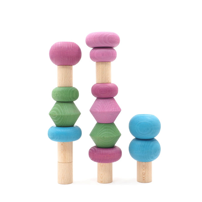 Lubulona | Stacking Trees Spring wooden toys