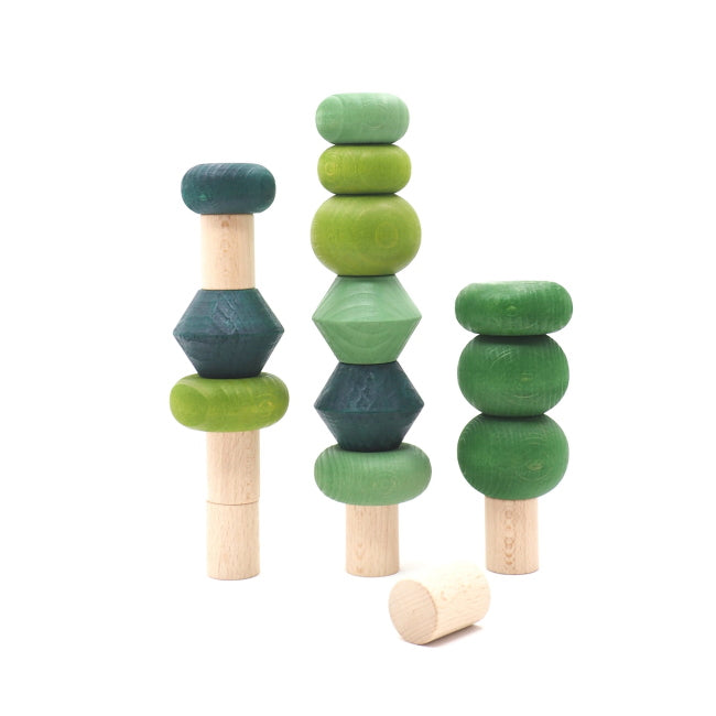 Lubulona | Stacking Trees Summer wooden toys