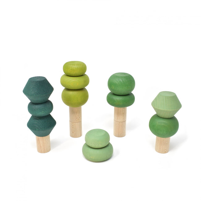 Lubulona | Stacking Trees Summer wooden toys