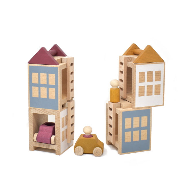 Lubulona | Town Autumnvale Maxi cars houses ladders peg people