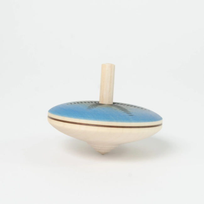 Mader | Frutti Di Mare Spinning Top Blue in action spinning