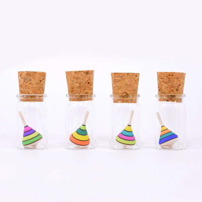 Mader | Miniature Spinning Top in Glass | Harlekin at Milk Tooth