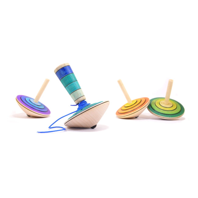 Mader | My First Spinning Top with Starter | Purple at Milk Tooth