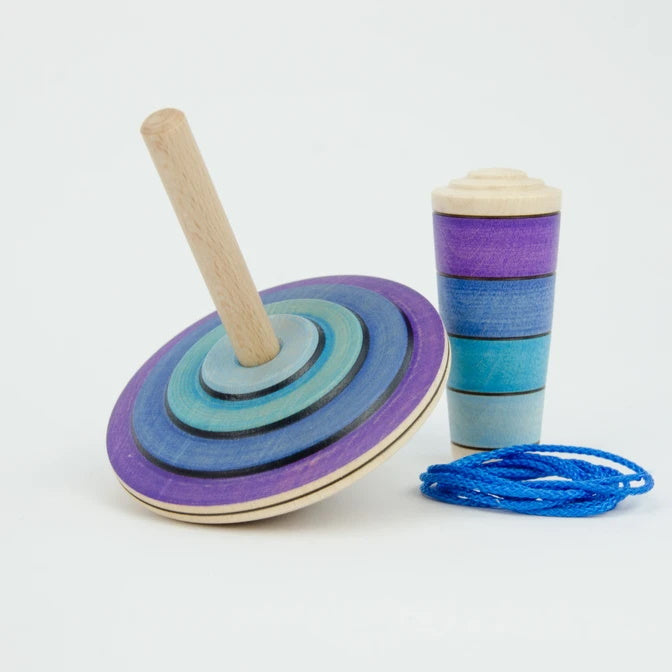 Mader | My First Spinning Top with Starter | Purple