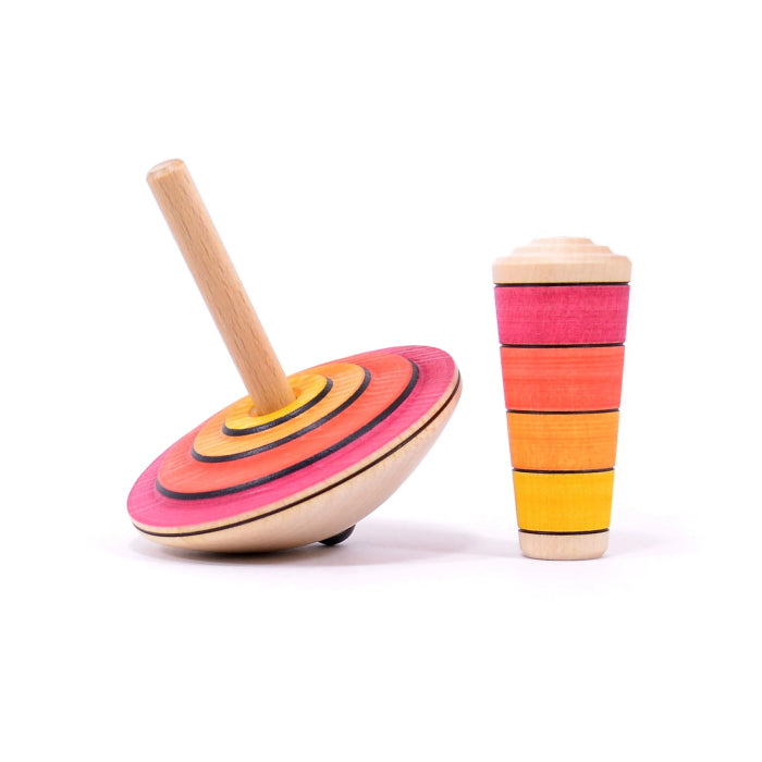 Mader | My First Spinning Top with Starter | Red