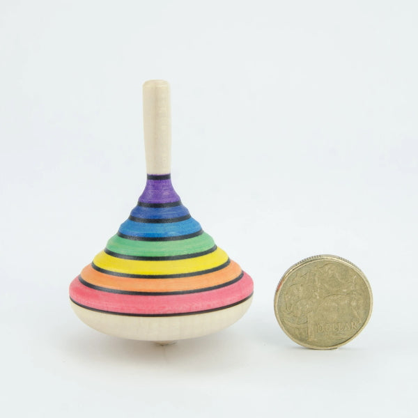 Mader | Rainbow Spinning Top at Milk Tooth