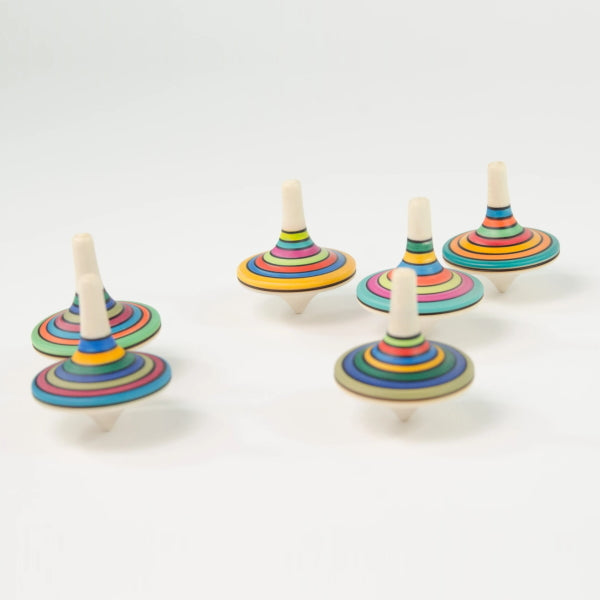 Mader | Rallye Spinning Top | Striped at Milk Tooth