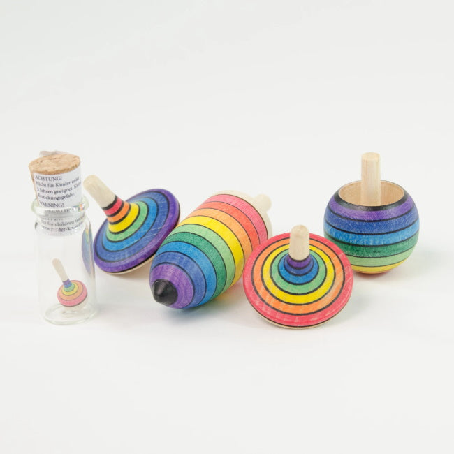 Mader | Spinning Top Learning Set Rainbow at Milk Tooth