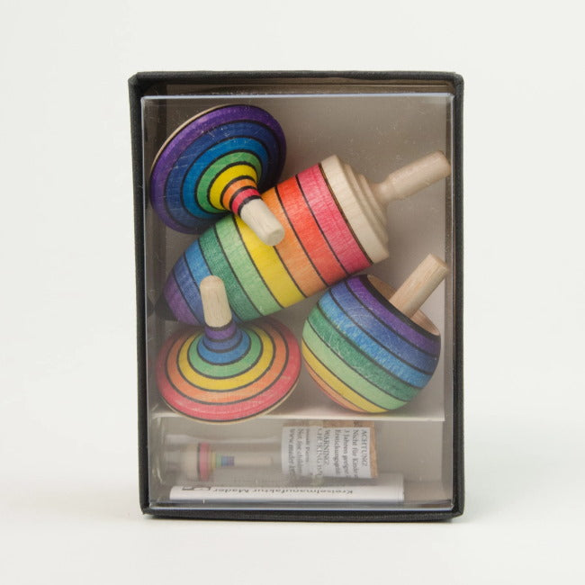 Mader | Spinning Top Learning Set Rainbow in packaging