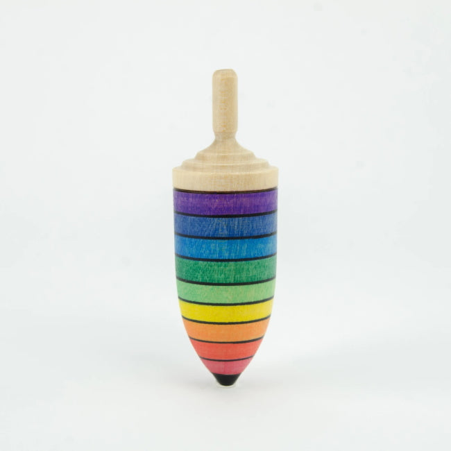 Mader | Thunderbolt Spinning Top top purple bottom red near the tip