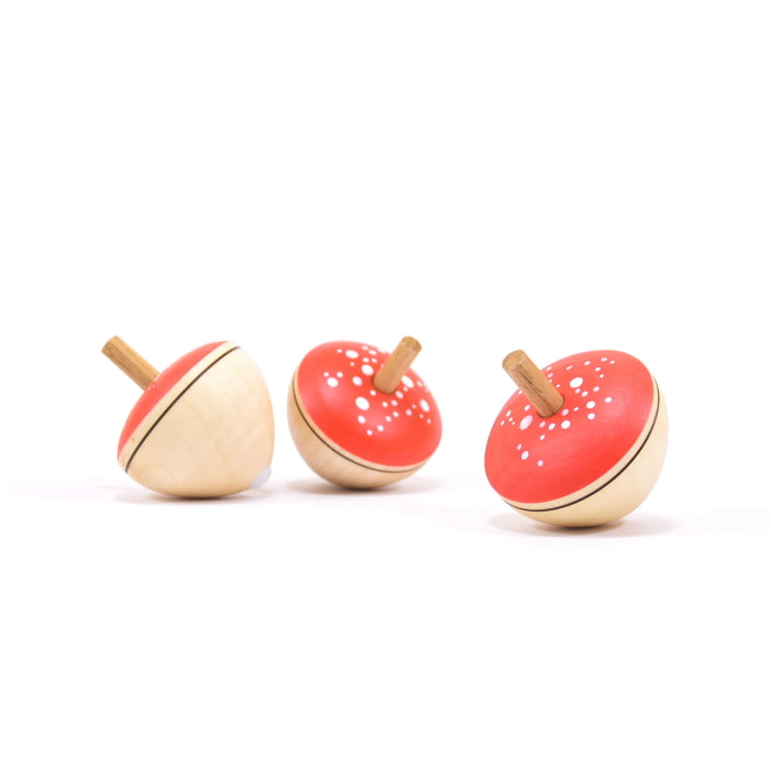 Mader | Toadstool Egg Spinning Top at Milk Tooth