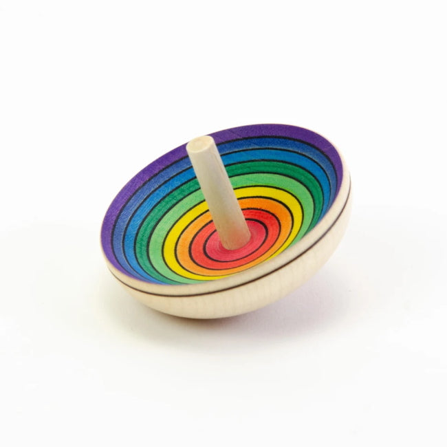 Mader | UFO Rainbow Spinning Top Outside Purple Inside Red