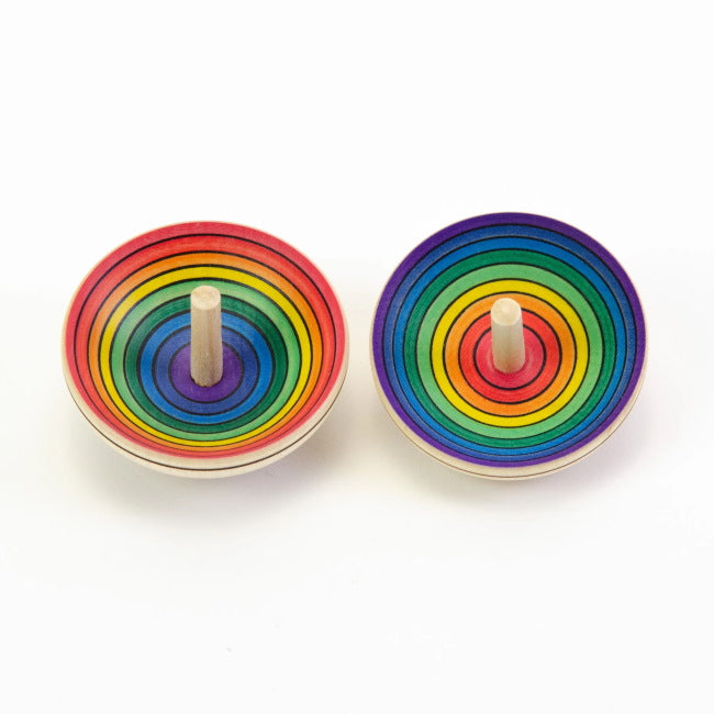 Mader | UFO Rainbow Spinning Top at Milk Tooth