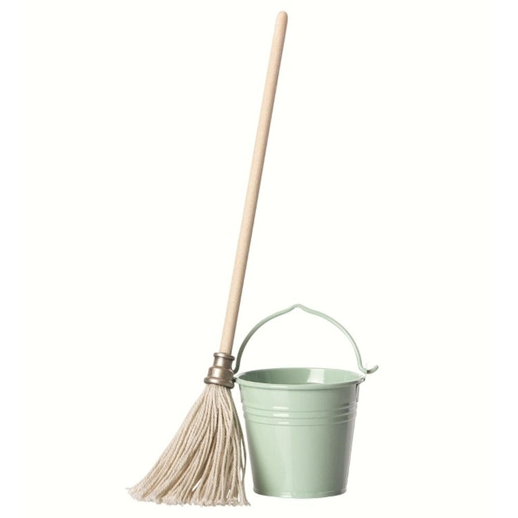 Maileg | Miniature Bucket and Mop at Milk Tooth