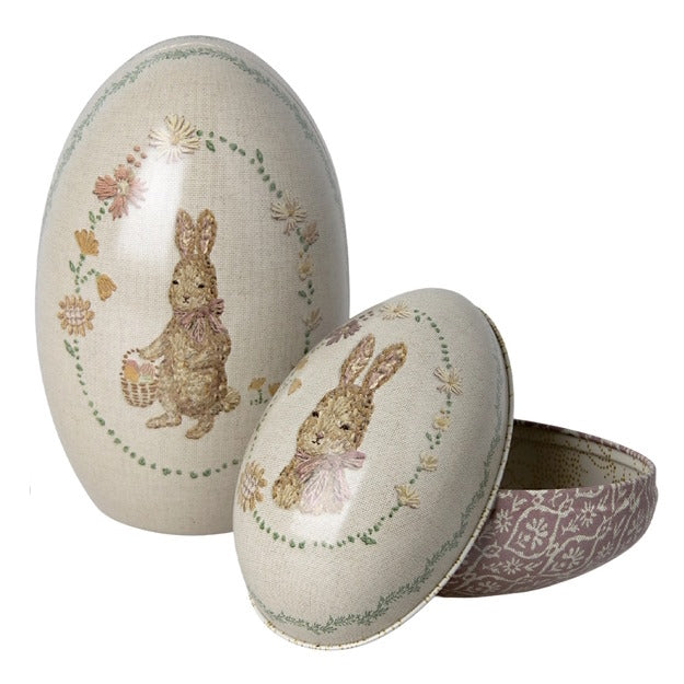 Maileg Metal Easter Eggs Nested Set of 2 Pink at Milk Tooth Australia