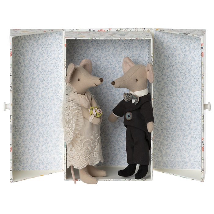 Maileg Mice Wedding Couple in Box at Milk Tooth Australia
