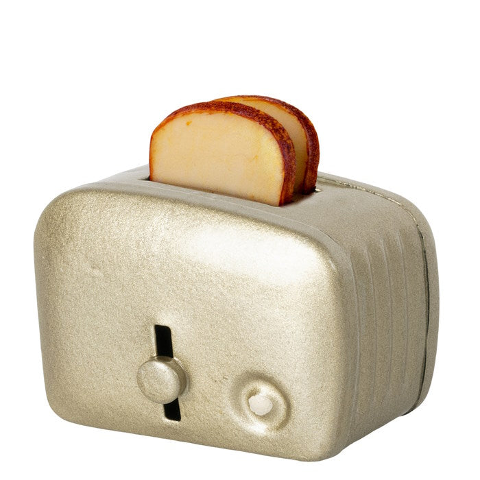 Maileg | Miniature Toaster Silver at Milk Tooth