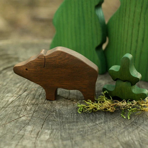 Mikheev | Boar wooden toy at Milk Tooth