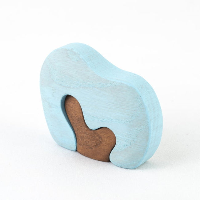 Mikheev | Bush | Blue wooden toy at Milk Tooth