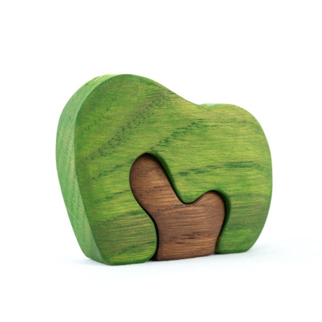 Mikheev | Bush | Green wooden toy at Milk Tooth