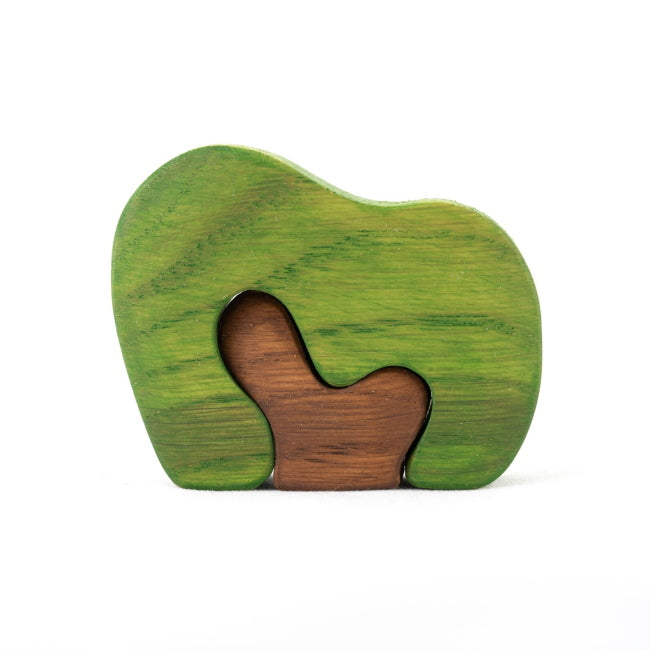 Mikheev | Bush | Green wooden toy at Milk Tooth
