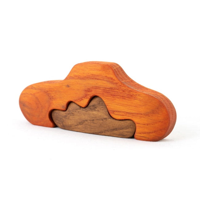 Mikheev | Bush | Orange wooden toy at Milk Tooth