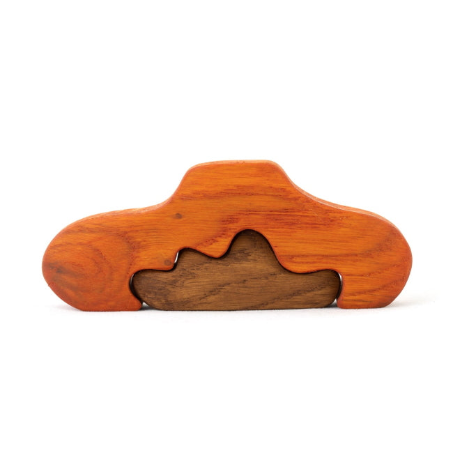 Mikheev | Bush | Orange wooden toy at Milk Tooth