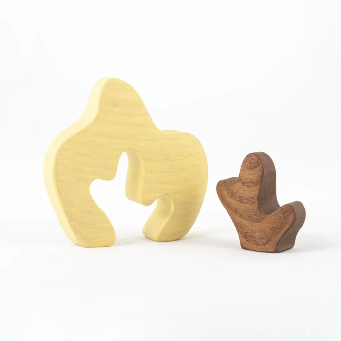 Mikheev | Bush | Yellow wooden toy at Milk Tooth