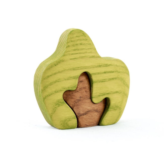 Mikheev | Bush | Yellow-Green wooden toy at Milk Tooth