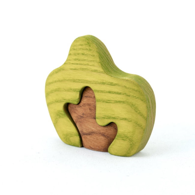 Mikheev | Bush | Yellow-Green wooden toy at Milk Tooth