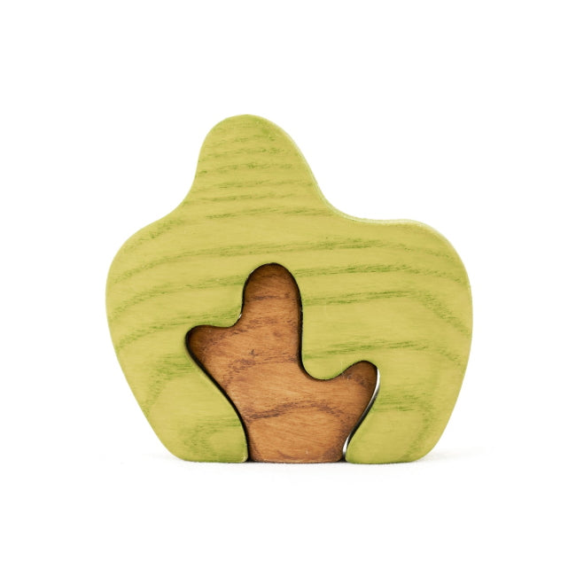 Mikheev | Bush | Yellow-Green wooden toy at Milk Tooth