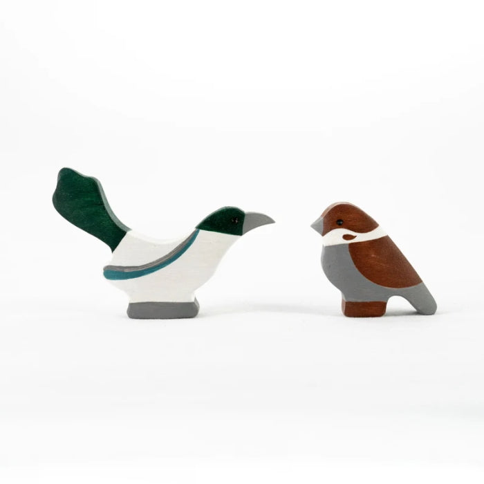 Mikheev | Bird | Magpie wooden toy at Milk Tooth