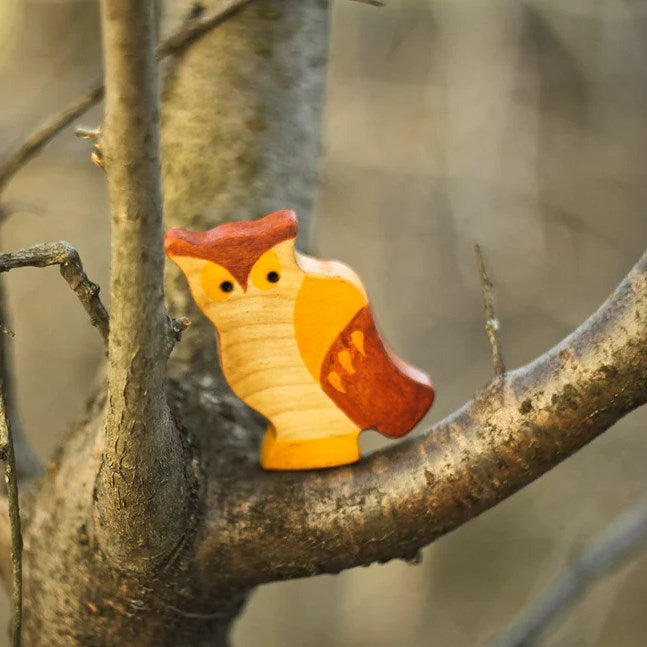Mikheev | Bird | Owl wooden toy at MIlk Tooth