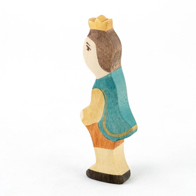 Mikheev | People | Prince in Teal and Cream wooden toy at Milk Tooth