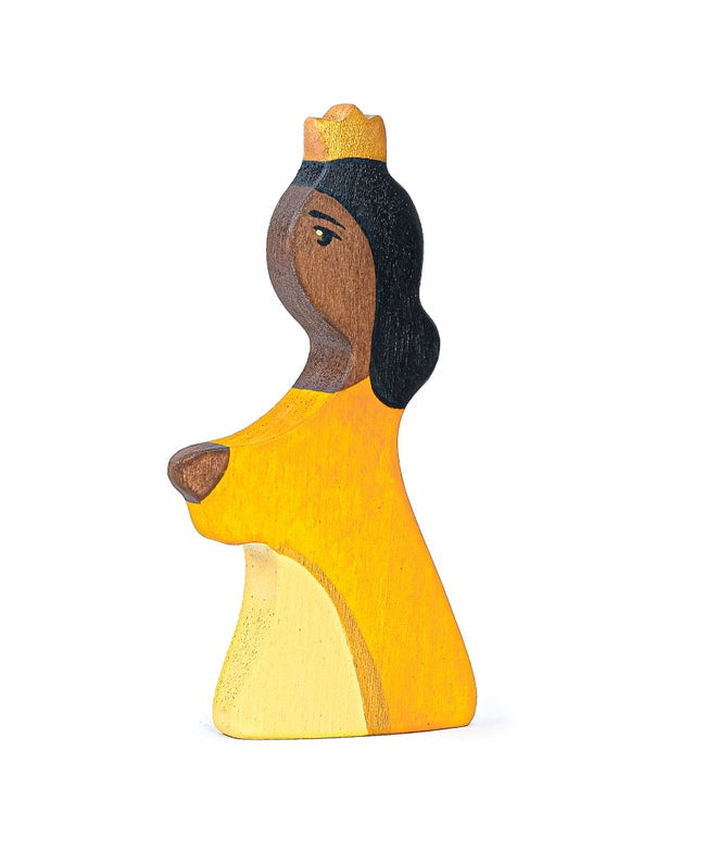 Mikheev | People | Princess in Yellow wooden figurine toy at Milk Tooth