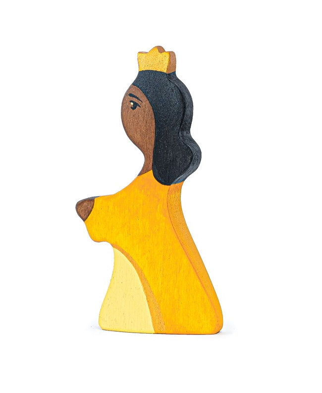 Mikheev | People | Princess in Yellow wooden figurine toy at Milk Tooth