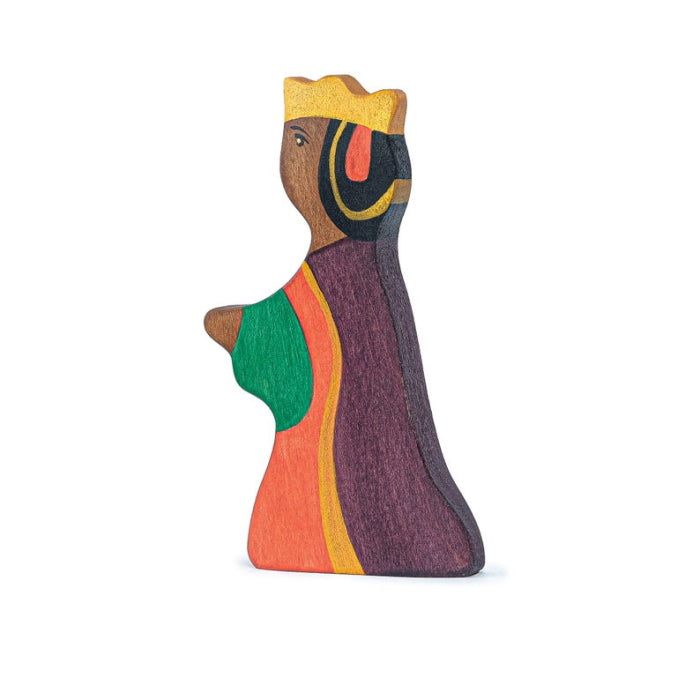 Mikheev | People | Queen Dark Skin wooden toy