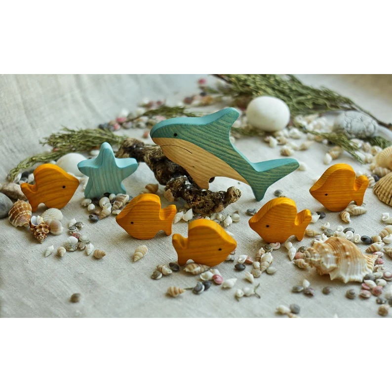 Mikheev | Shark wooden toy at Milk Tooth