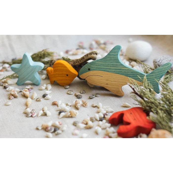 Mikheev | Shark wooden toy at Milk Tooth