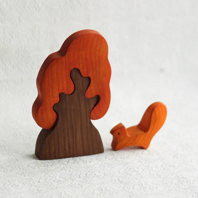 Mikheev | Squirrel Baby wooden toy at Milk Tooth