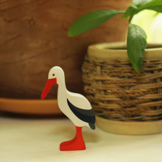 Mikheev | Bird | Stork wooden toy at Milk Tooth