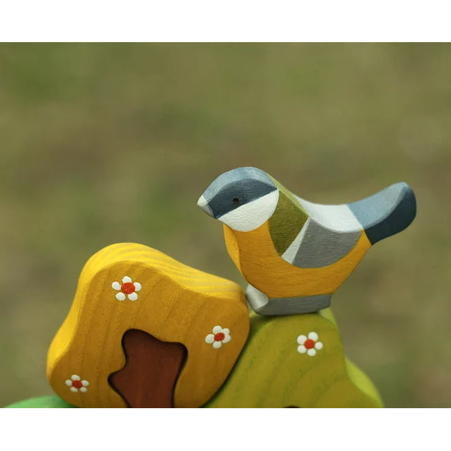 Mikheev | Bird | Tit wooden toy at Milk Tooth