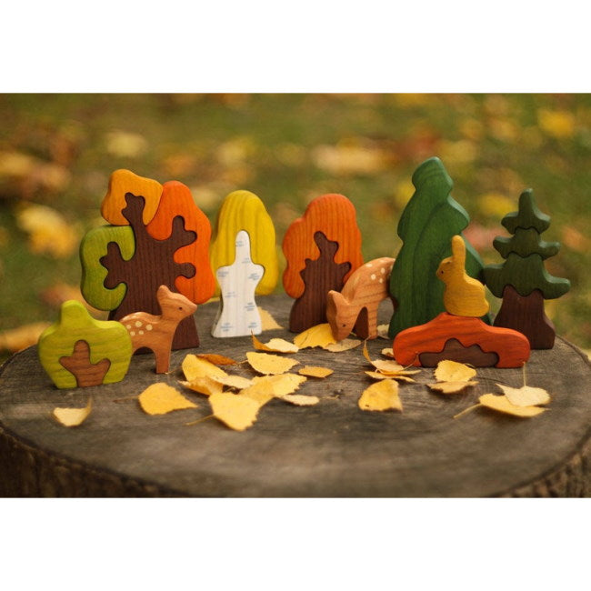 Mikheev | Tree | Autumn Birch wooden toy at Milk Tooth
